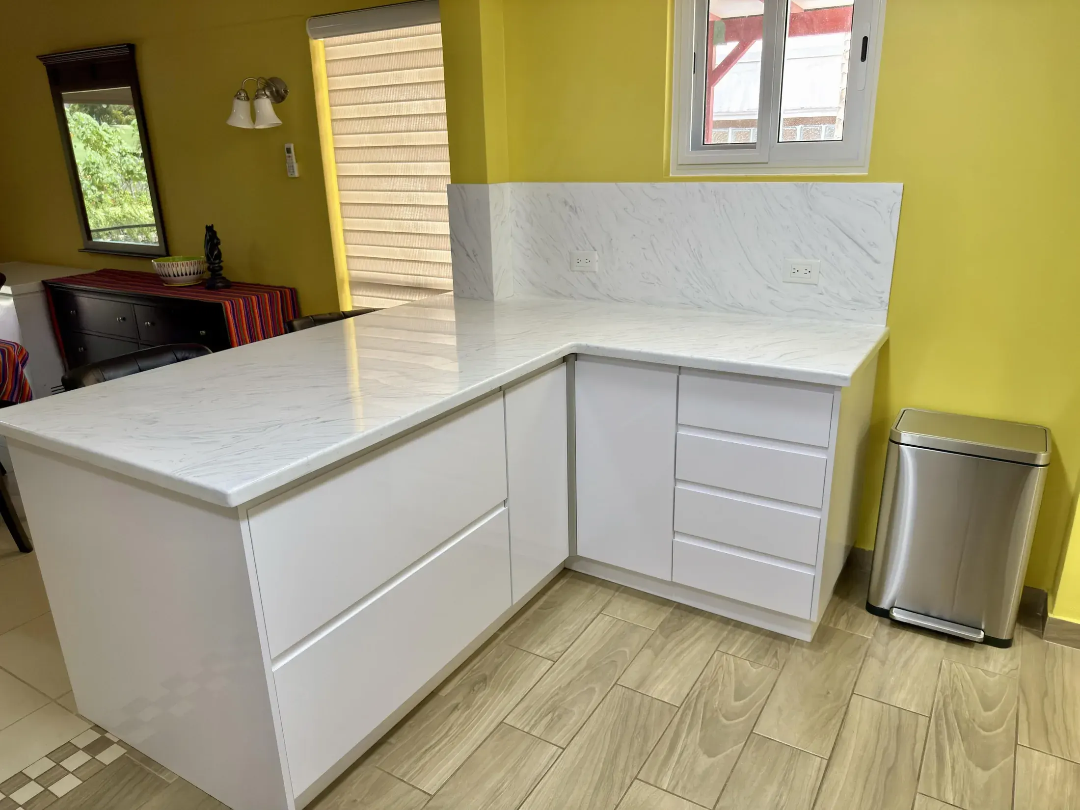 Bedroom with golf view